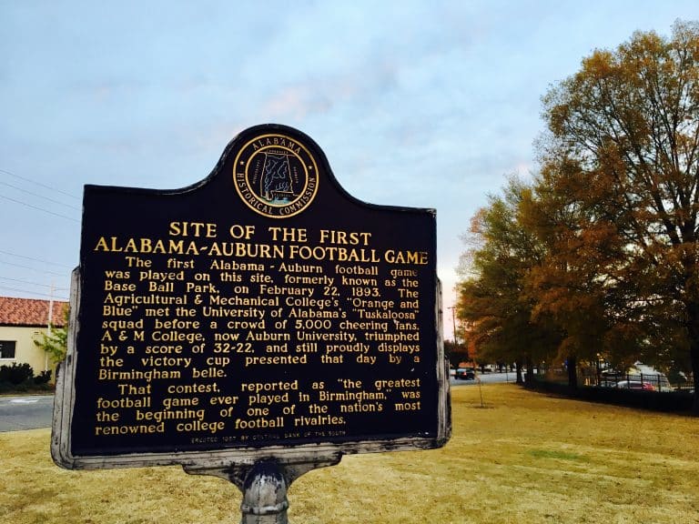 Alabama-Auburn Historical Marker