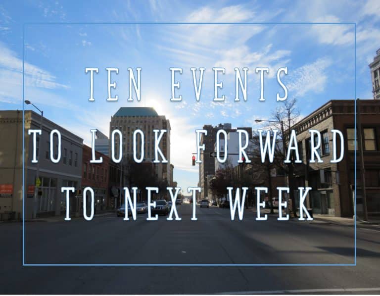 Ten Events to look forward to Next Week Ten Events to look forward to Next Week