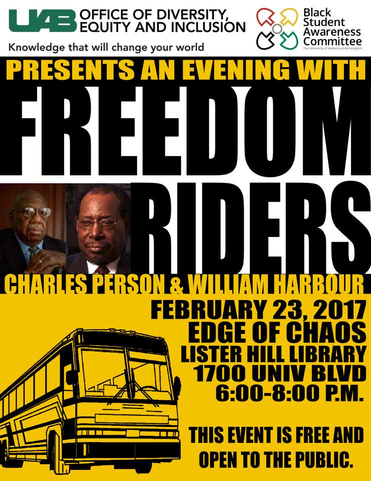 They changed the world: A special evening at UAB with the Freedom Riders They changed the world: A special evening at UAB with the Freedom Riders