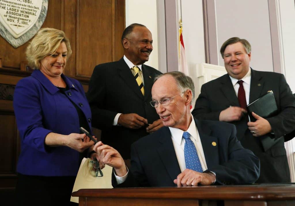 Governor Robert Bentley image via Flicker Would repealing Alabama's grocery tax eat away education money?