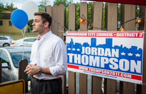 Let's talk to Birmingham City Council candidate Jordan Thompson 2 Jordan Thompson for Birmingham City Council District 2 via Jordan Thompson Let's talk to Birmingham City Council candidate Jordan Thompson