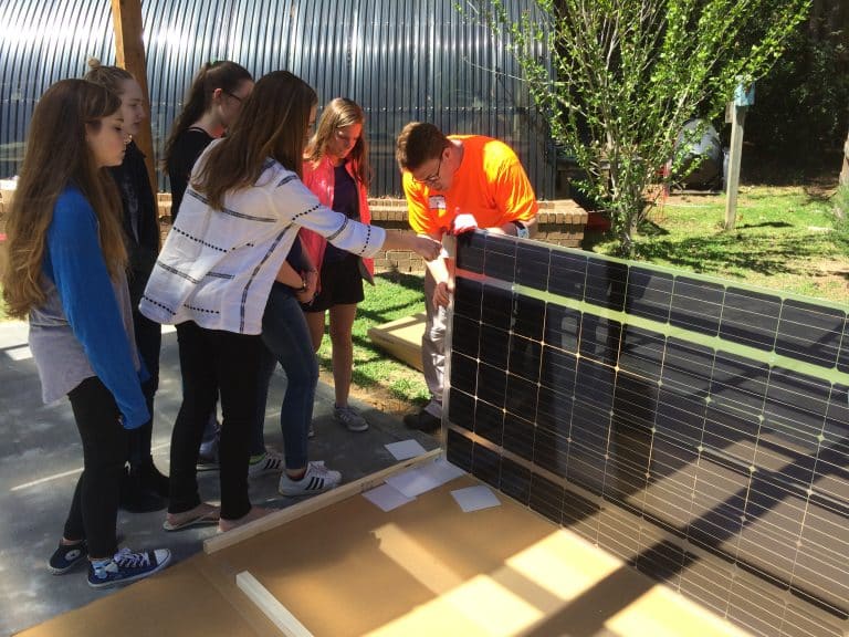 A “pretty cool” legacy – Highlands School students design solar powered outdoor classroom
