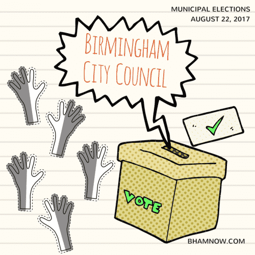 Birmingham City Council 2017 Election Graphic 2 Woodlawn Neighborhood Association VP running for Birmingham city council