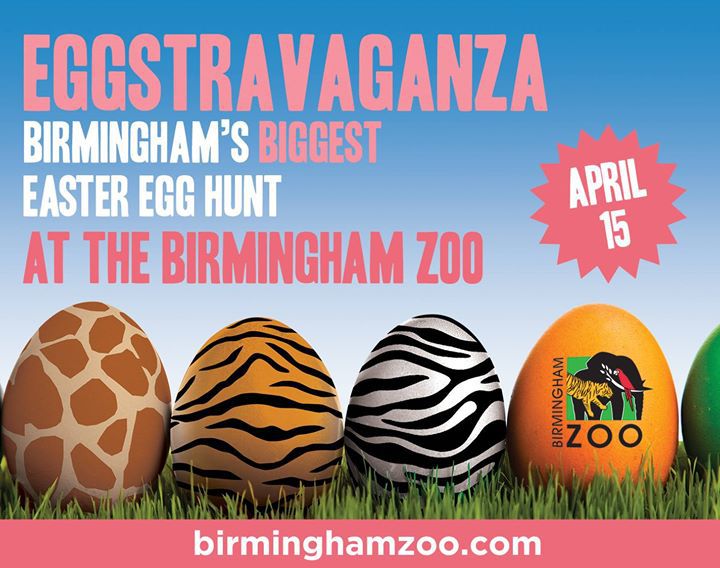 Eggstravaganza Birmingham's Biggest Easter Egg Hunt at The Birmingham Zoo Top Things to do Birmingham April 13th 18th