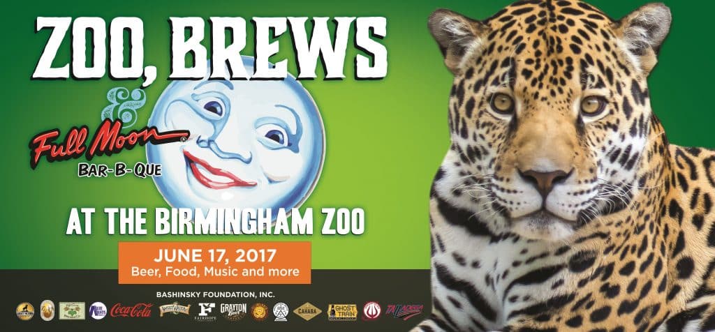 Zoo, Brews, and Full Moon Bar-B-Que June 17 1 Birmingham Zoo 3rd Annual Zoo Brews and Full Moon Bar-B-Que Birmingham AL