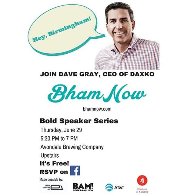 Instagram:Heyo! @daxkodave joins #bhamnow for a night full of #community #beer (@avondalebrewing) and #motivation
