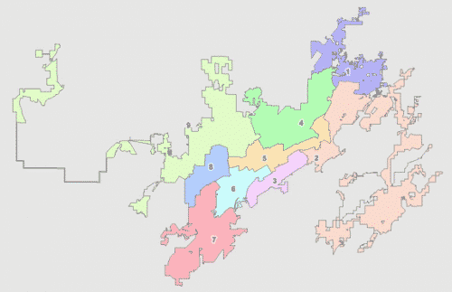 Birmingham, Alabama, BHAM, WIKI, City Council, Map