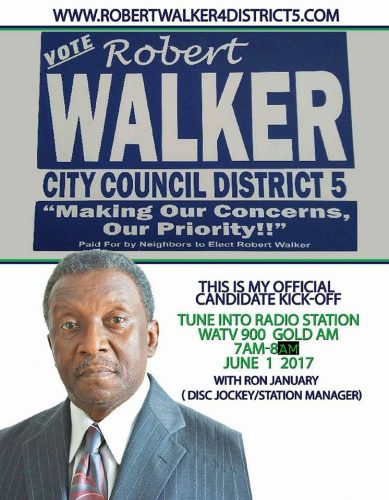 Robert Walker District 5 Birmingham Alabama city council candidate