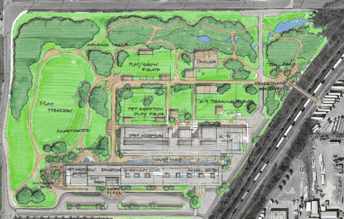 Image may include: GBHS, park, masterplan