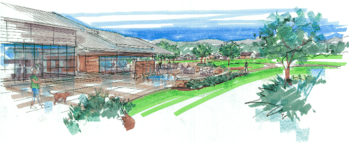 GBHS park masterplan with CEO Allison Black Cornelius 1 Image may include: GBHS, park, campus masterplan