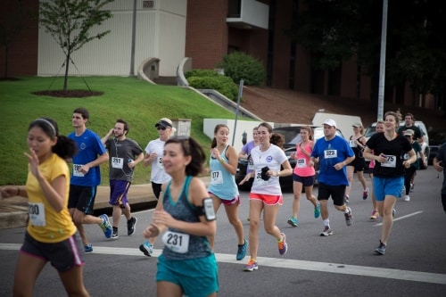 5K runners from the EAB Heart and Sole in Birmingham