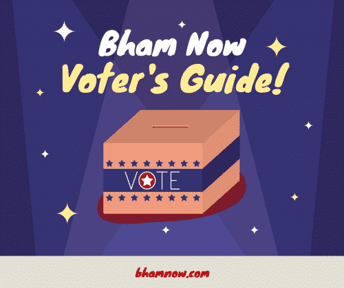 jh daniel, Voter's guide, graphic, birmingham, alabama, voting