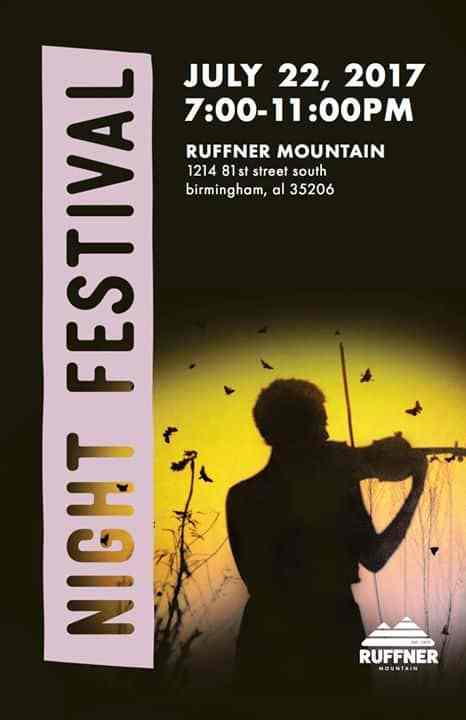 Birmingham AL Bham Now Night Festival Ruffner Mountain Top Thing To Do Bham Now
