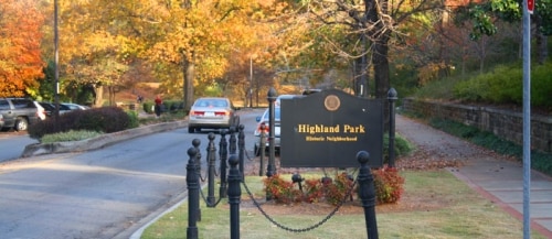 Highland Park townhouse development
