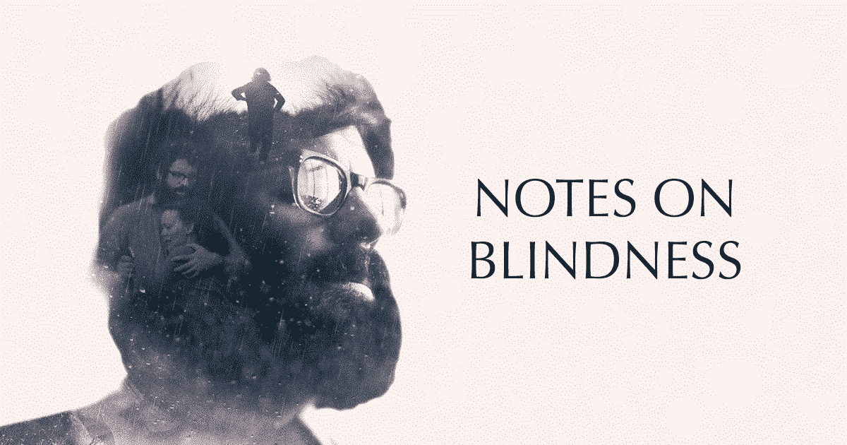notes on blindness poster