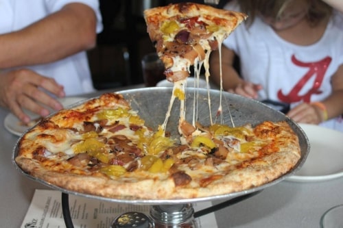 Praise for Slice Pizza and Brewhouse brings Birmingham's food scene attention 3 Slice Pizza
