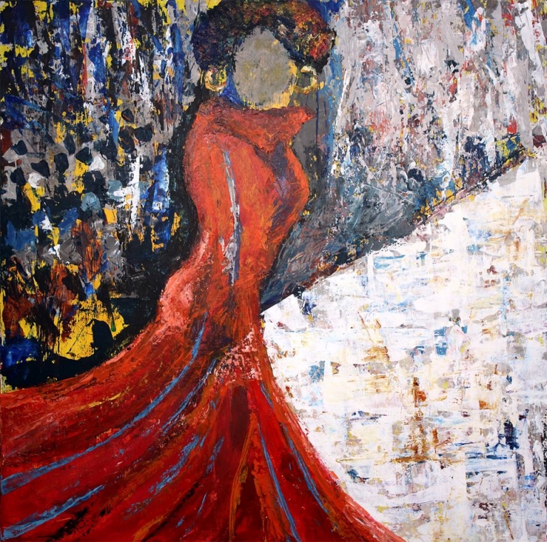 Painting, Birmingham artist, Portia Williams, art, North Jefferson Arts Alliance