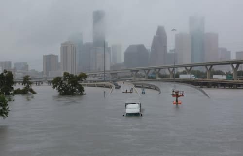Harvey floods Houston
