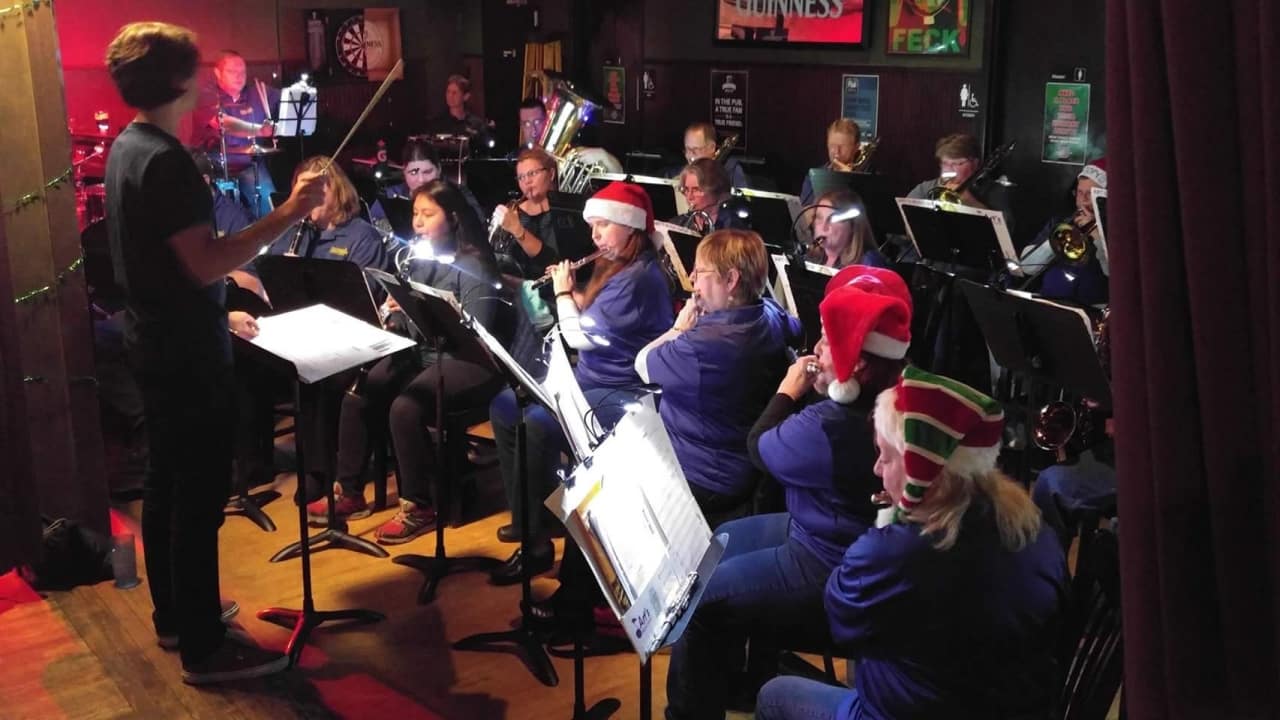 Crestwood Community Band Christmas performance 