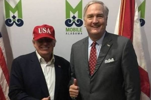 UPDATE: Moore clinches GOP Senate nomination in special primary runoff 2 President Donald Trump and Senator Luther Strange 1 UPDATE: Moore clinches GOP Senate nomination in special primary runoff