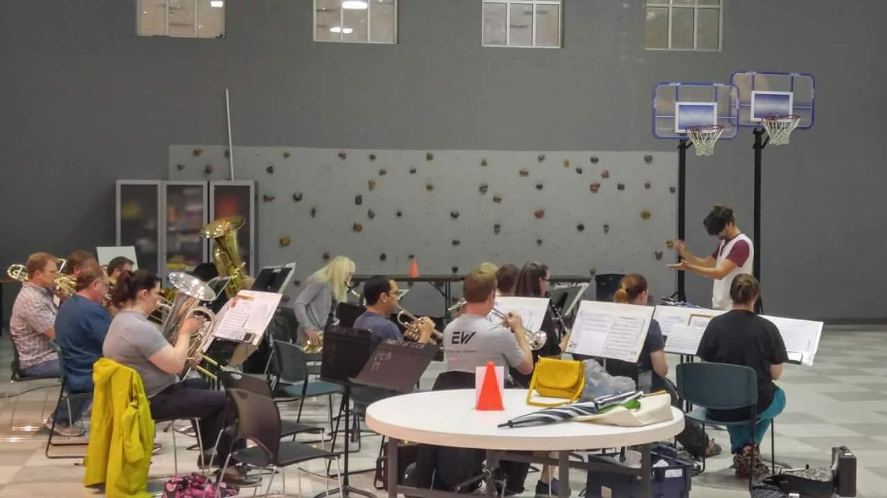 Crestwood Community Band rehearsal