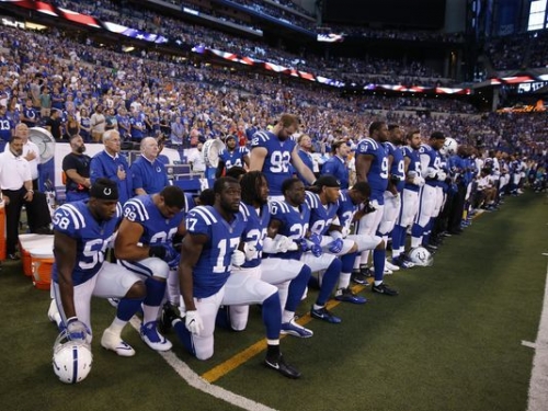 NFL, Indianapolis, Colts, take a knee, kneeling, protest