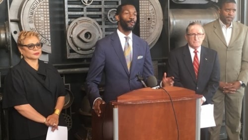 Randall Woodfin, mayor, Birmingham, William Bell, General Charles Krulak, Bobbie Knight, Alabama