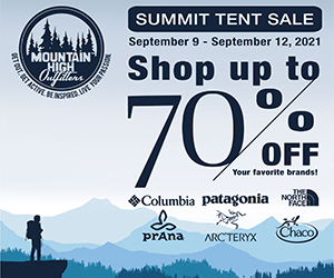 Mountain High Outfitters - Summit Tent Sale