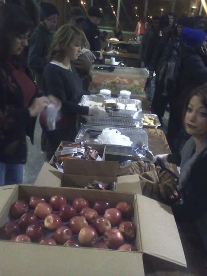 feeding the homeless in Birmgham. Consider these 10 simple good deeds this holiday season