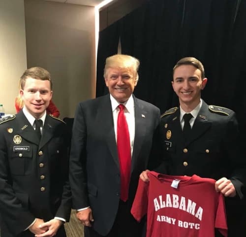 President Trump, National Championship, University of Alabama