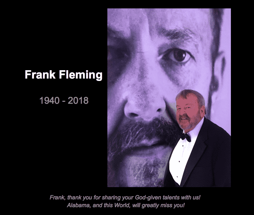 Frank Fleming, creator of the Storyteller Fountain and notable public ...