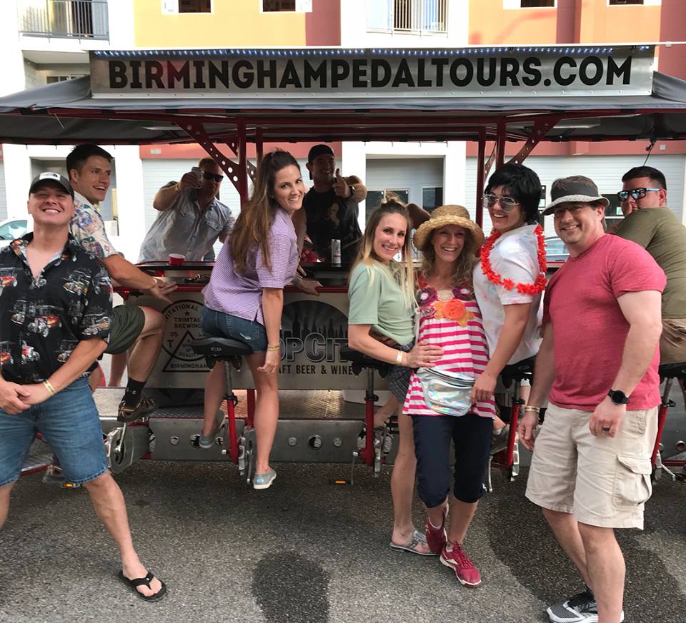 Birmingham Pedal Tours, the city's pedalpowered party tour company