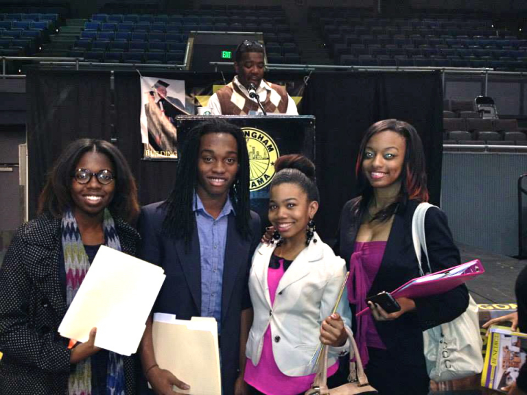 Join 1500 high school students at The Birmingham College Scholarship and Career Fair at Boutwell Auditorium on Nov. 1. Free transportation provided! Join 1500 high school students at The Birmingham College Scholarship and Career Fair at Boutwell Auditorium on Nov. 1. Free transportation provided!