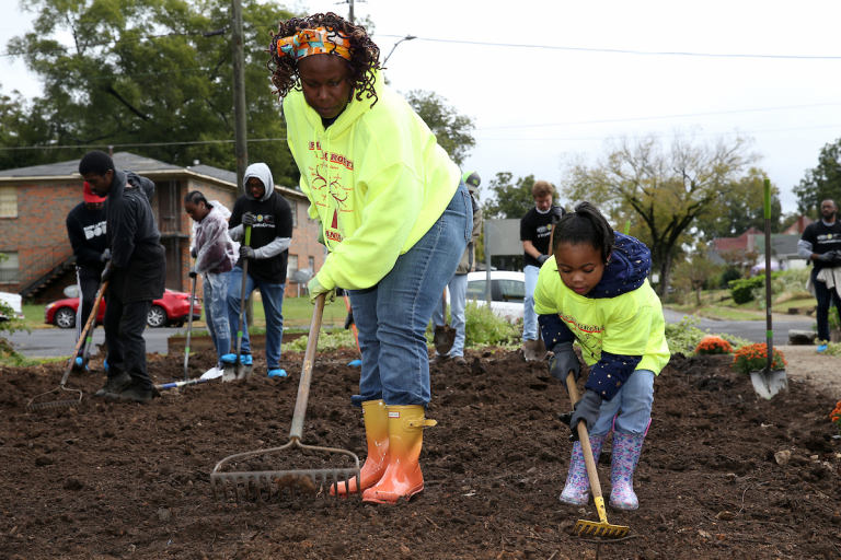 Toyota Green Initiative volunteers made ‘magic’ happen at the West End Community Garden