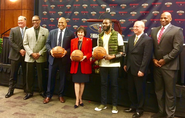 NBA’s New Orleans Pelicans to establish a Birmingham G League team in 2022