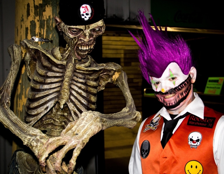 Celebrate 10 seasons of fright at Warehouse 31 in Pelham, now until November 3, plus four spooky reasons why it’s great to be scared