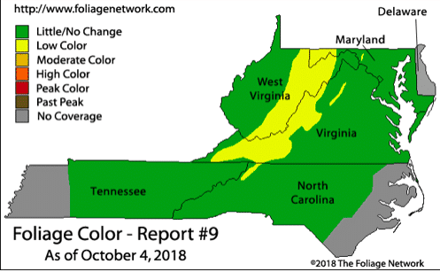 When will the Fall leaves start changing Birmingham? Wait a couple of weeks 2 Screen Shot 2018 10 07 at 6.35.13 AM When will the Fall leaves start changing Birmingham? Wait a couple of weeks