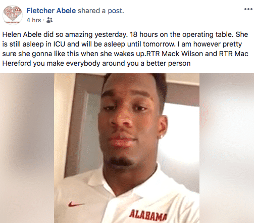 University of Alabama Linebacker Mack Wilson dedicating today’s LSU game to local heart transplant recipient University of Alabama Linebacker Mack Wilson dedicating today’s LSU game to local heart transplant recipient