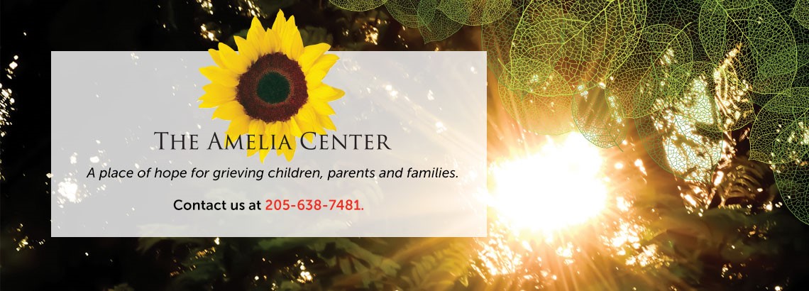 Holiday depression in Birmingham is a real danger. Here's what you can do. 3 Amelia Center logo for a piece on holiday depression in Birmingham. Hope for grieving children, parents, and families. And, a Blue Christmas service.