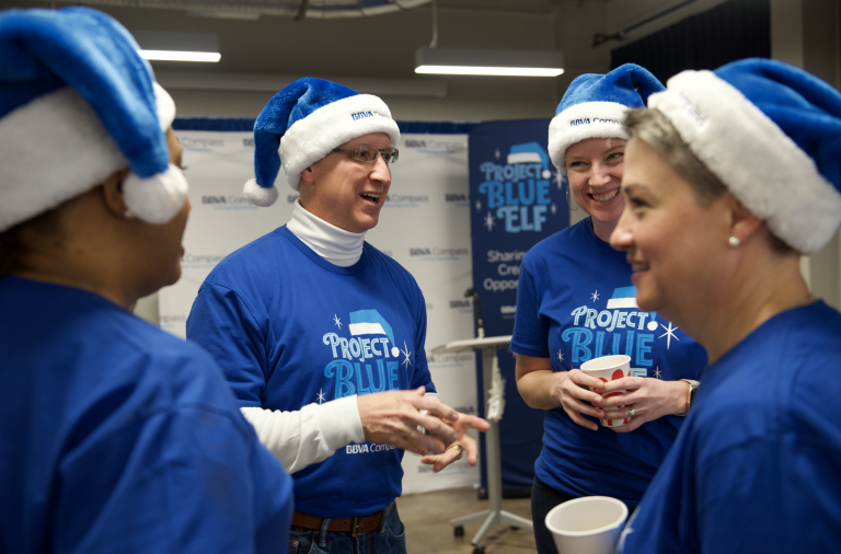 New opportunities for Birmingham families with surprise gifts from BBVA Compass’ Project Blue Elf