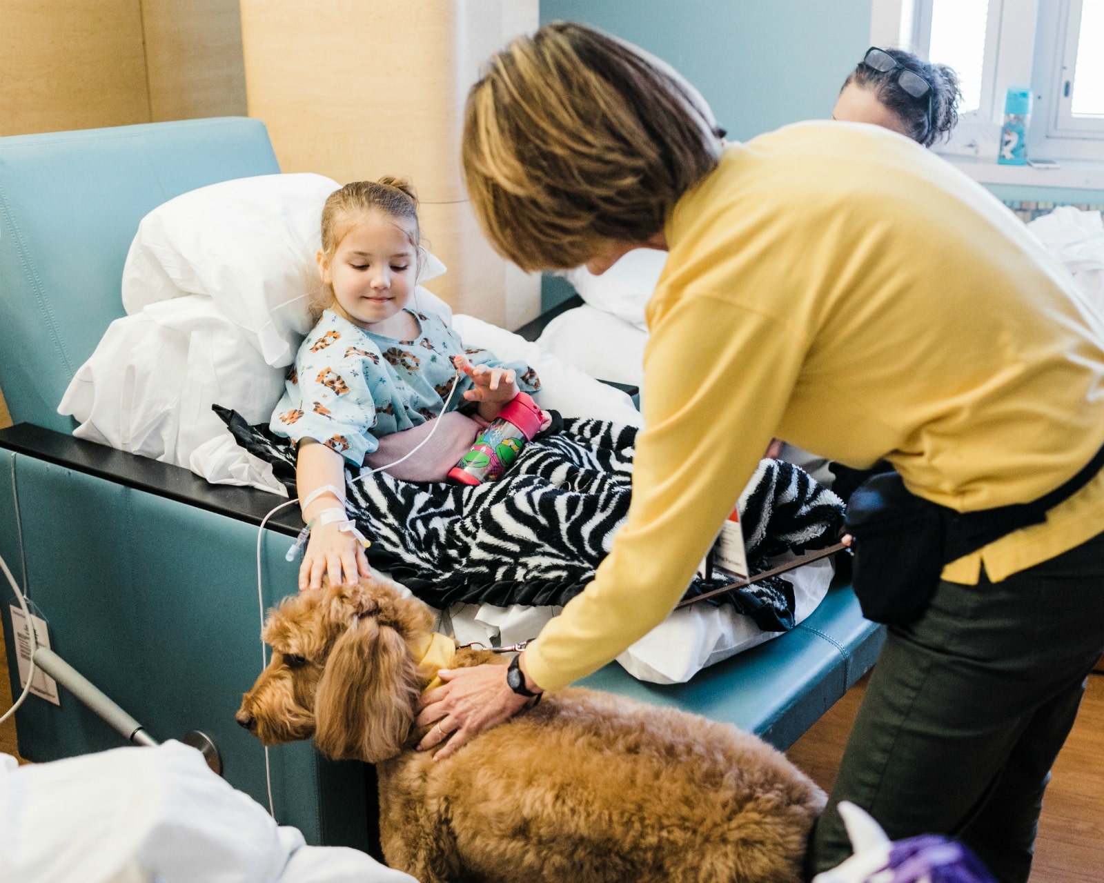 Animal-Assisted Therapy brings fun, connection, and happiness to hospital stays