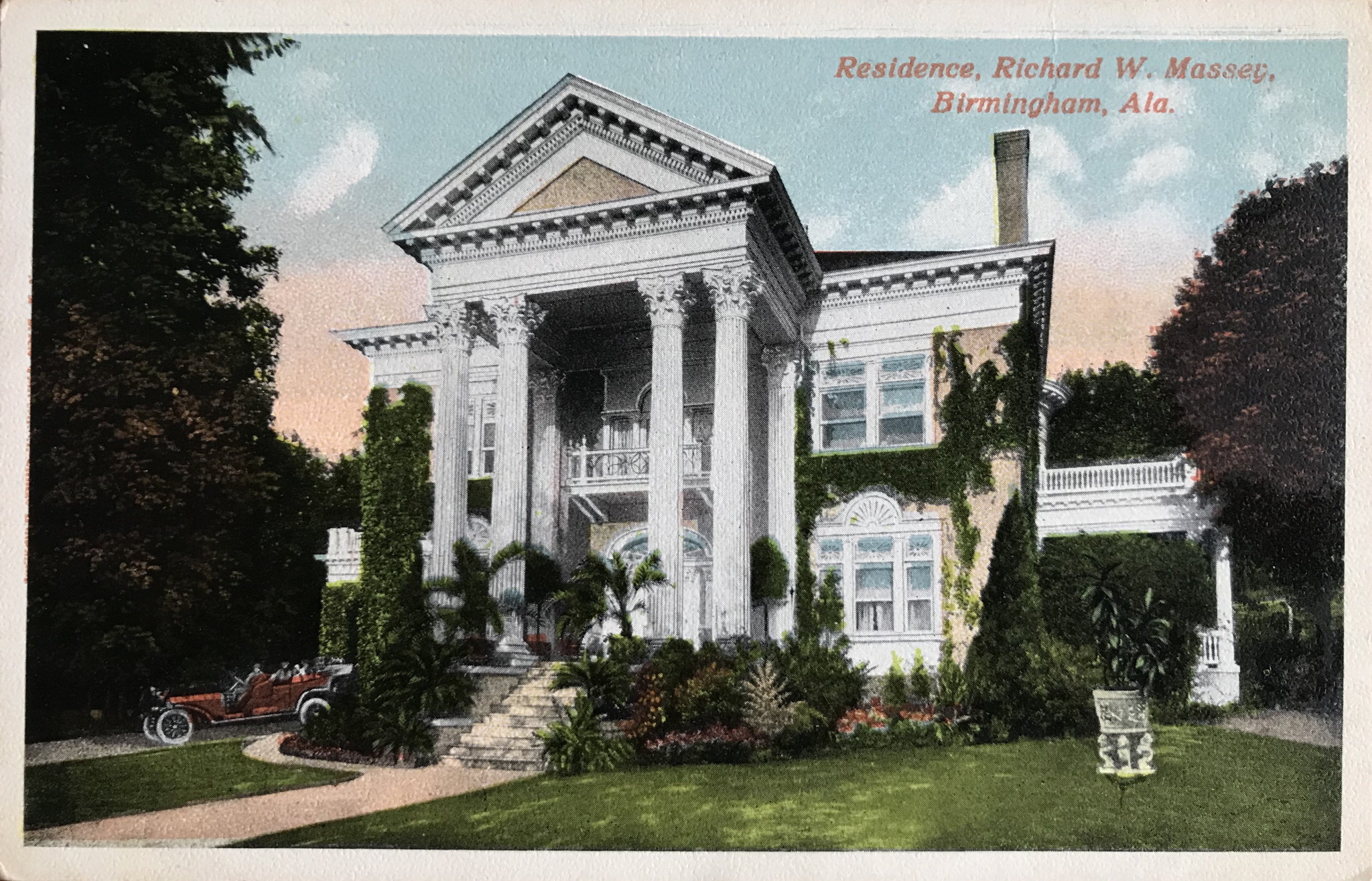RichardMasseyResidencePostcard Homewood's historic Pink House gets reprieve through February 28