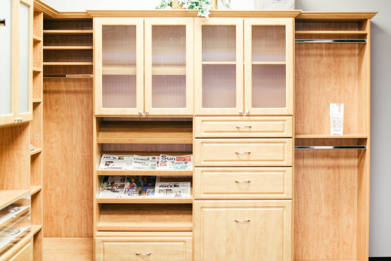 Closets by Design in Birmingham designs, custom builds, and installs a range of organizational spaces. 
