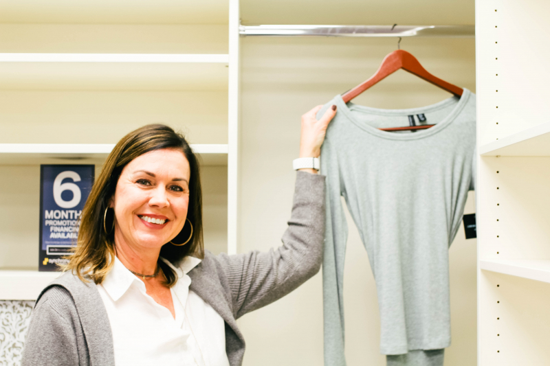 Karen Oosterveen is one of the designers at Closets by Design in Birmingham