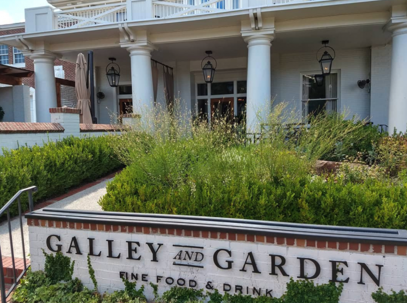 The entrance at Galley and Garden. (Photo via Gallery and Garden Instagram)
