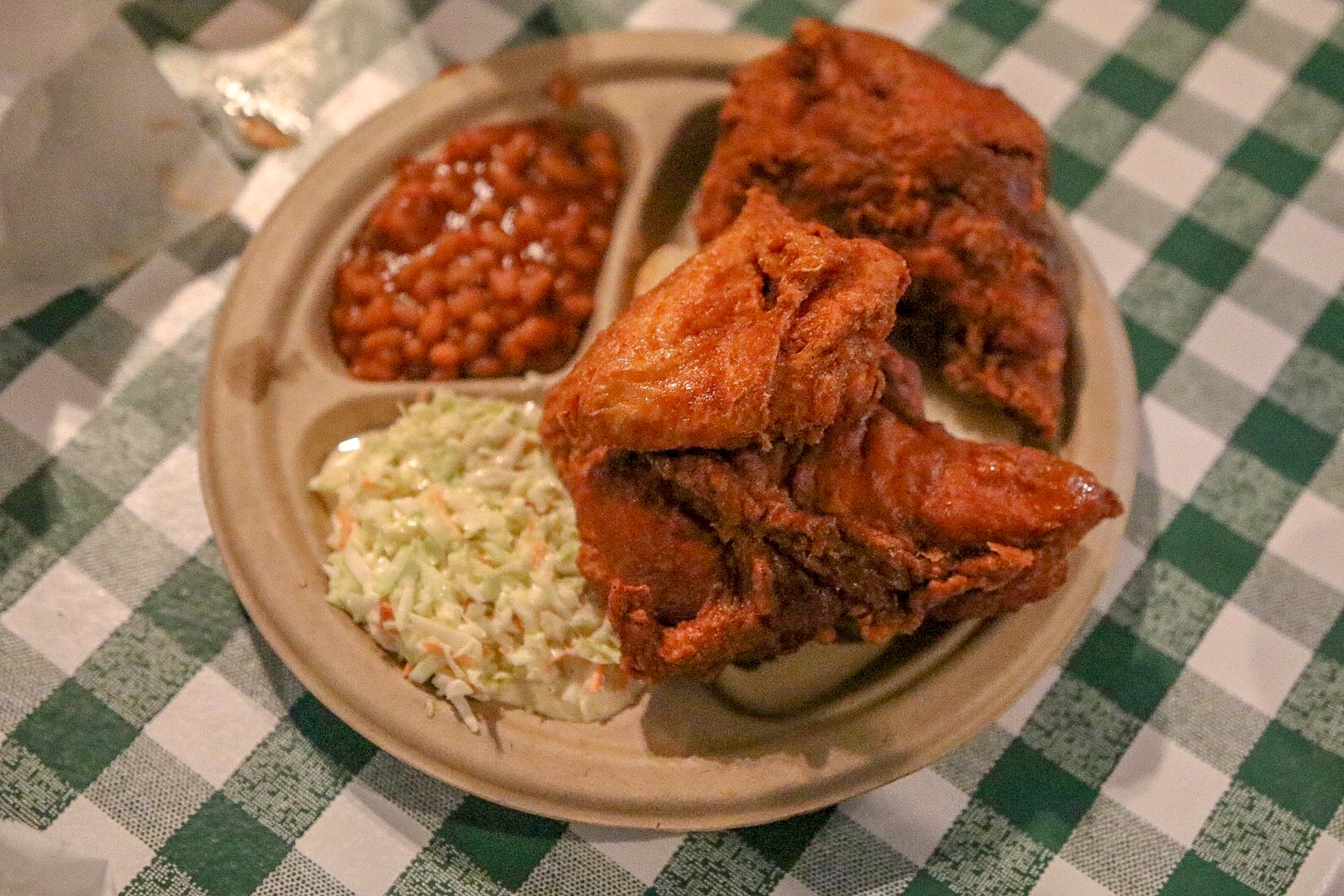 Birmingham, Alabama, Gus's Fried Chicken, The Battery, baked beans