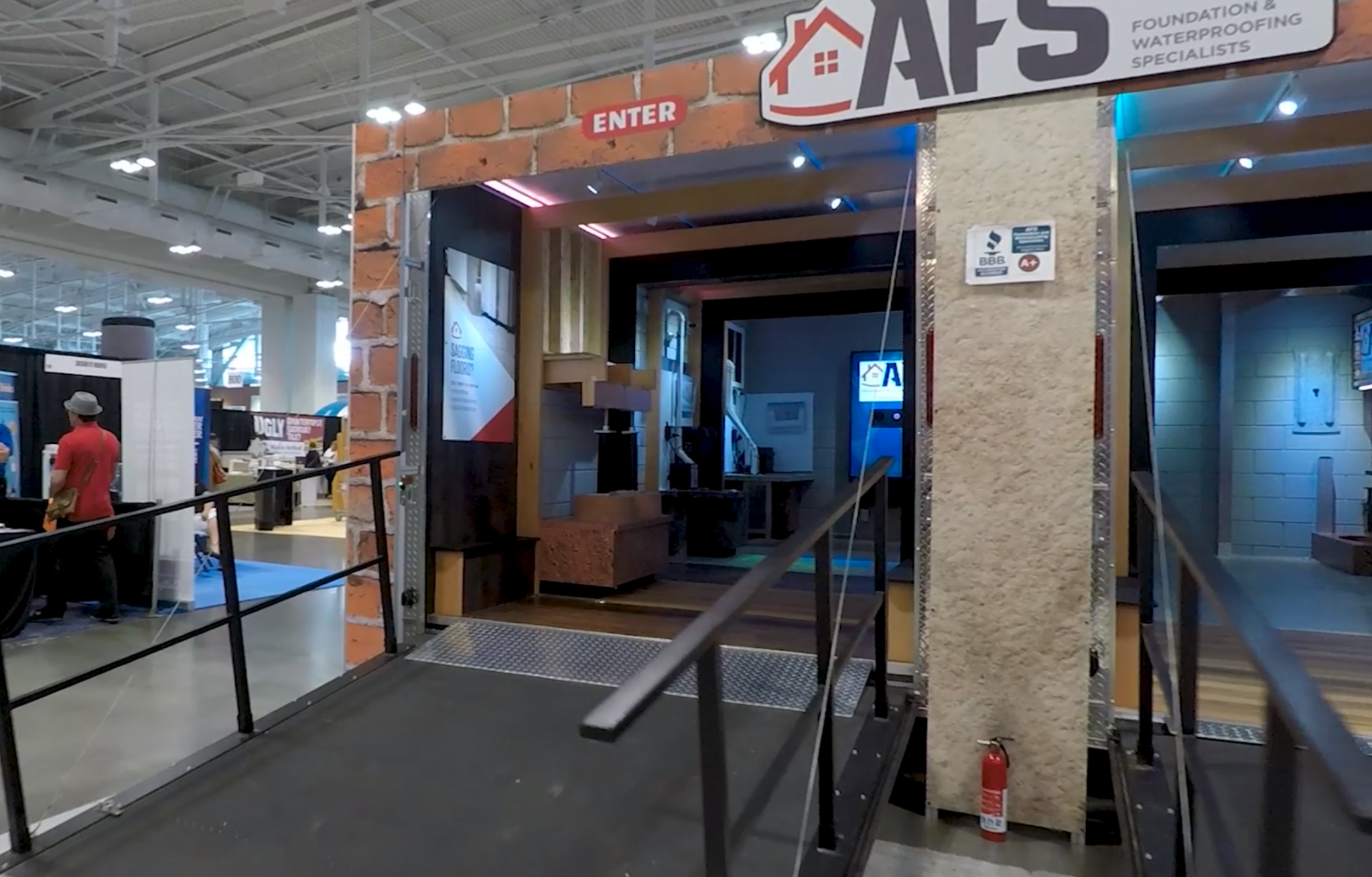 AFS exhibit at the Birmingham Home Show 