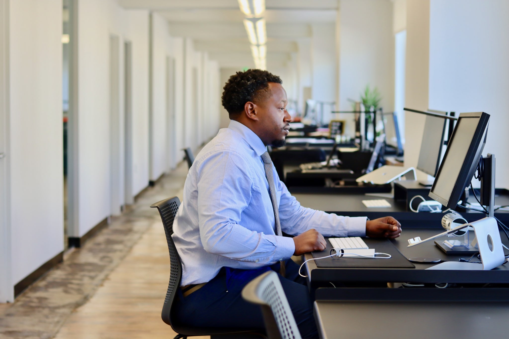 Stanley Stevenson, with his newfound full-time entrepreneur status, will soon upgrade his nights and weekend package with Forge to the 24/7 access package, so he's able to work from the downtown co-working space anytime.