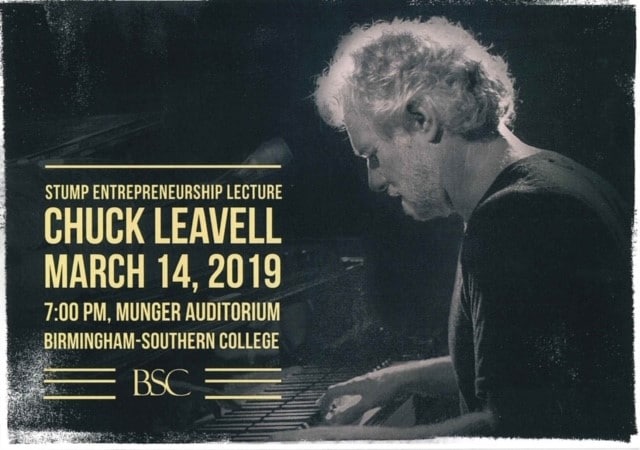 thumbnail Chuck Leavell 2019 Chuck Leavell, Rolling Stones keyboardist and conservationist lecturing at Birmingham-Southern, March 14