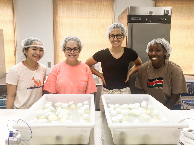 Junior League of Birmingham volunteers provided hundreds of hours of service to the Mother's Milk Bank of Alabama. 
